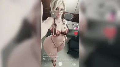 Mercy Gets Butt Tickled by General Butch on TikTok