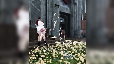 Watch as these sexy girls water the flowers, getting wet and wild in the process!