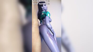 Seduction of the Sniper: Widowmaker Standing Anal