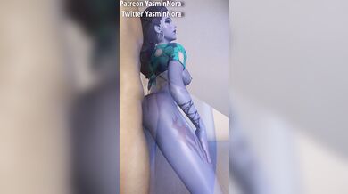 Seduction of the Sniper: Widowmaker Standing Anal