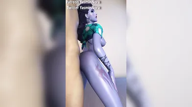 Seduction of the Sniper: Widowmaker Standing Anal