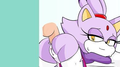 Blaze the Cat Gets Anal Fucked by Beachside Bunnies while HearlessSoul Watches