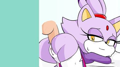 Blaze the Cat Gets Anal Fucked by Beachside Bunnies while HearlessSoul Watches