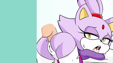 Blaze the Cat Gets Anal Fucked by Beachside Bunnies while HearlessSoul Watches