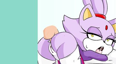 Blaze the Cat Gets Anal Fucked by Beachside Bunnies while HearlessSoul Watches