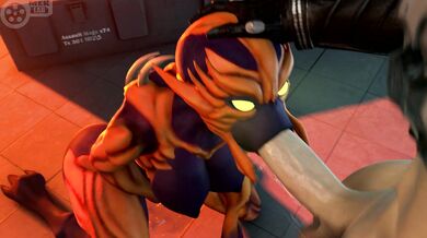 --------------------------------------- The Mek-Blowjob-Lady, aka Ms Imp, is ready to show you her skills!