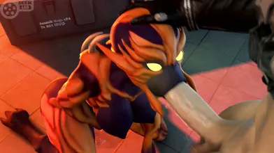 --------------------------------------- The Mek-Blowjob-Lady, aka Ms Imp, is ready to show you her skills!