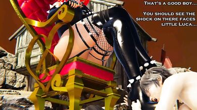 Hentai Blowjobs: Bowsette gets farted on by El Sharko Diablo in the preview