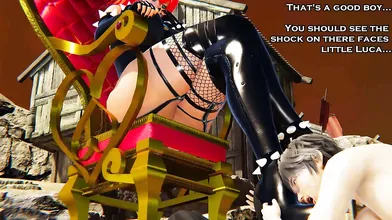Hentai Blowjobs: Bowsette gets farted on by El Sharko Diablo in the preview