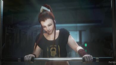 Brigitte Stays Toned in [Hardcore Erotica]