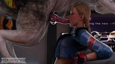 Watch as Cammy works out and gets a face fuck in this intense hentai video!