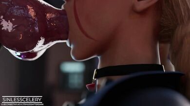 Watch as Cammy works out and gets a face fuck in this intense hentai video!