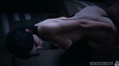 Youre having a great time in the bathroom, but someone else is about to ruin your fun! The Viper is coming for youand they want to fuck you!