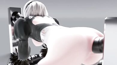 Experiencing Double Anal Penetration with a Dildo