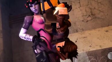 Tsoni gets ambushed by Widowmaker and ends up getting fucked senseless in this hot hentai PORN video