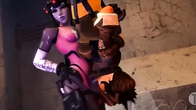 Tsoni gets ambushed by Widowmaker and ends up getting fucked senseless in this hot hentai PORN video