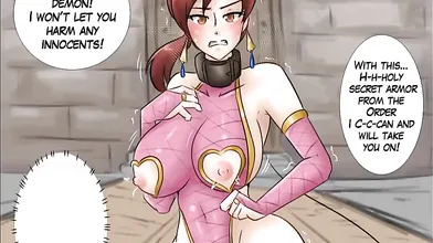 The Demon Lord and his beautiful bride, Kyrie x Male Demons, engage in a sexual ritual on their wedding night with Nayaase Belguii