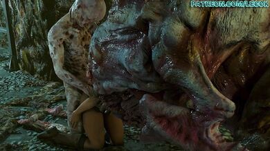 The Ultimate Battle: Jill Valentine vs Gamma Hunter & Palehead Zombie