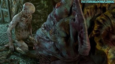 The Ultimate Battle: Jill Valentine vs Gamma Hunter & Palehead Zombie