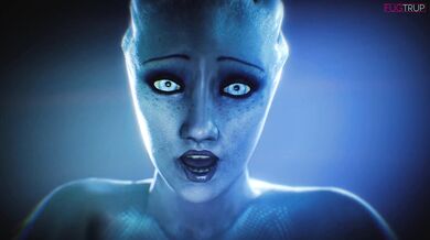 The Nerdy Bimbo - Liara from Behind in Fugtrup