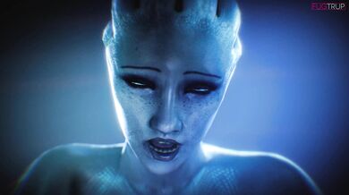 The Nerdy Bimbo - Liara from Behind in Fugtrup