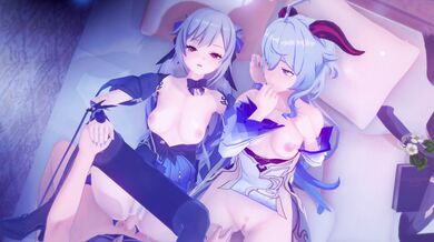 Awakening Desires: Keqing and Ganyu - Harem Impact Episode 04 in 4K Ultra HD