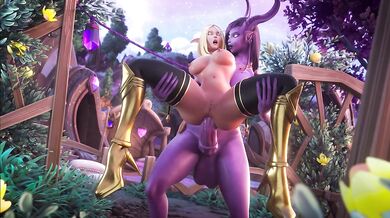 Troll Boss and Their Little Elf Pet