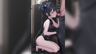 The Hottest Blowjob in the White House - President Kisaki [Reel]