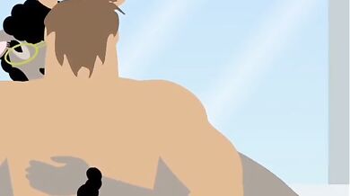 ------------------------- A teacher and her student go to the library for research but end up having hot sex in a stack of dusty old books