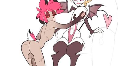 Alastor Gettin Spicy with [Monstrousfrog]