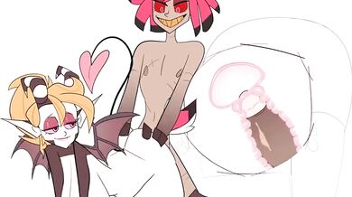 Alastor Gettin Spicy with [Monstrousfrog]