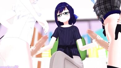 Suzutaro3D: The Virtual V-Tube Streamers Double Handed Hand Job