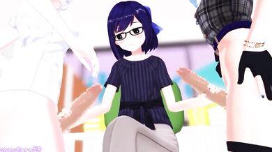 Suzutaro3D: The Virtual V-Tube Streamers Double Handed Hand Job