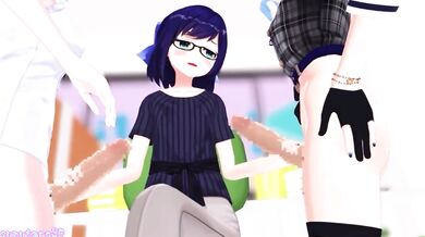 Suzutaro3D: The Virtual V-Tube Streamers Double Handed Hand Job