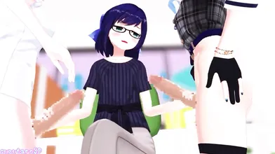 Suzutaro3D: The Virtual V-Tube Streamers Double Handed Hand Job