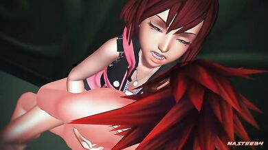 Kairi-chan Axel-kun Work Together - Nastee34