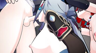 In this hentai porn video, Xueyi and Hanya engage in a passionate sexual encounter that ends with an intense table flip