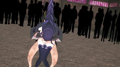 Lucky Samurai gets banged by the Shogun Raiden in this hot hentai porn video!