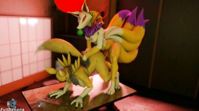 MILF Busty Mature Woman Fucked In Public by Giant Banana Monster