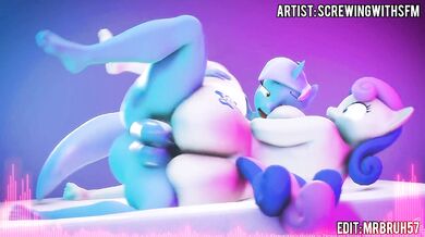 Would you like to watch a HENTAI video with My Little Pony characters where the girls get horny and start masturbating while listening to music?