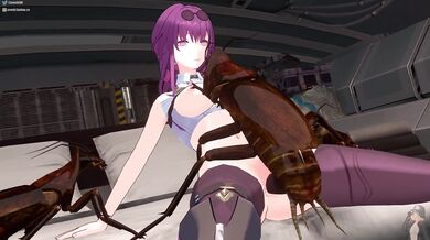 Kafka, Himeko and Serval - Roaches party [Uncensored]