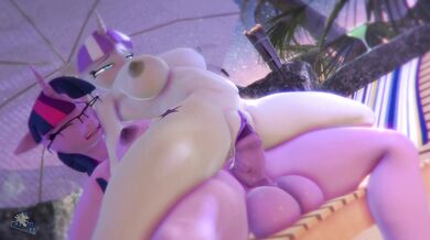 My MILF Neighbor and I - A Day at the Pool with Hooves Art