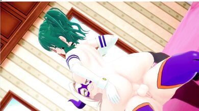 The Sexual Explorations of a Fertile Deku and Femme Futanari Couple, as They Mount Their Lady Eighty-Nine