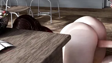 Watch as this busty PAWG gets backshot after backshot in a sexy Halloween costume!