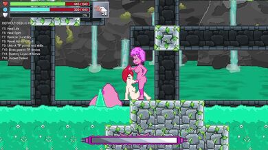 The Mystical Knight Maya is about to embark on a magical journey with her mega-sized blue ball