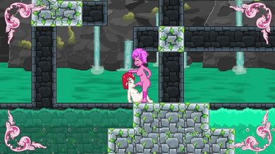 The Mystical Knight Maya is about to embark on a magical journey with her mega-sized blue ball