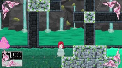 The Mystical Knight Maya is about to embark on a magical journey with her mega-sized blue ball