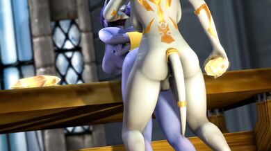 Watch the sexy blonde woman in this hentai porn video attempt to convert her partner into joining her for some dirty fun