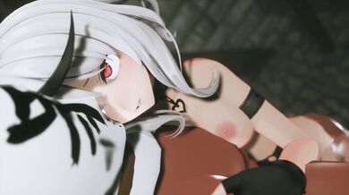 Watch as Chloe gets trained by a Zombie Alone in this hentai porn video!