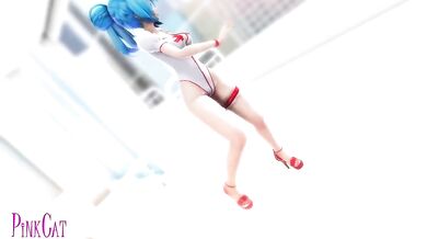 MILF with a Chubby Cat Tames Her Kitty in the Bedroom